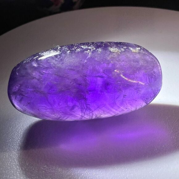 Amethyst Crystal Meditation Palmstone (1) - Picture 5 of 13